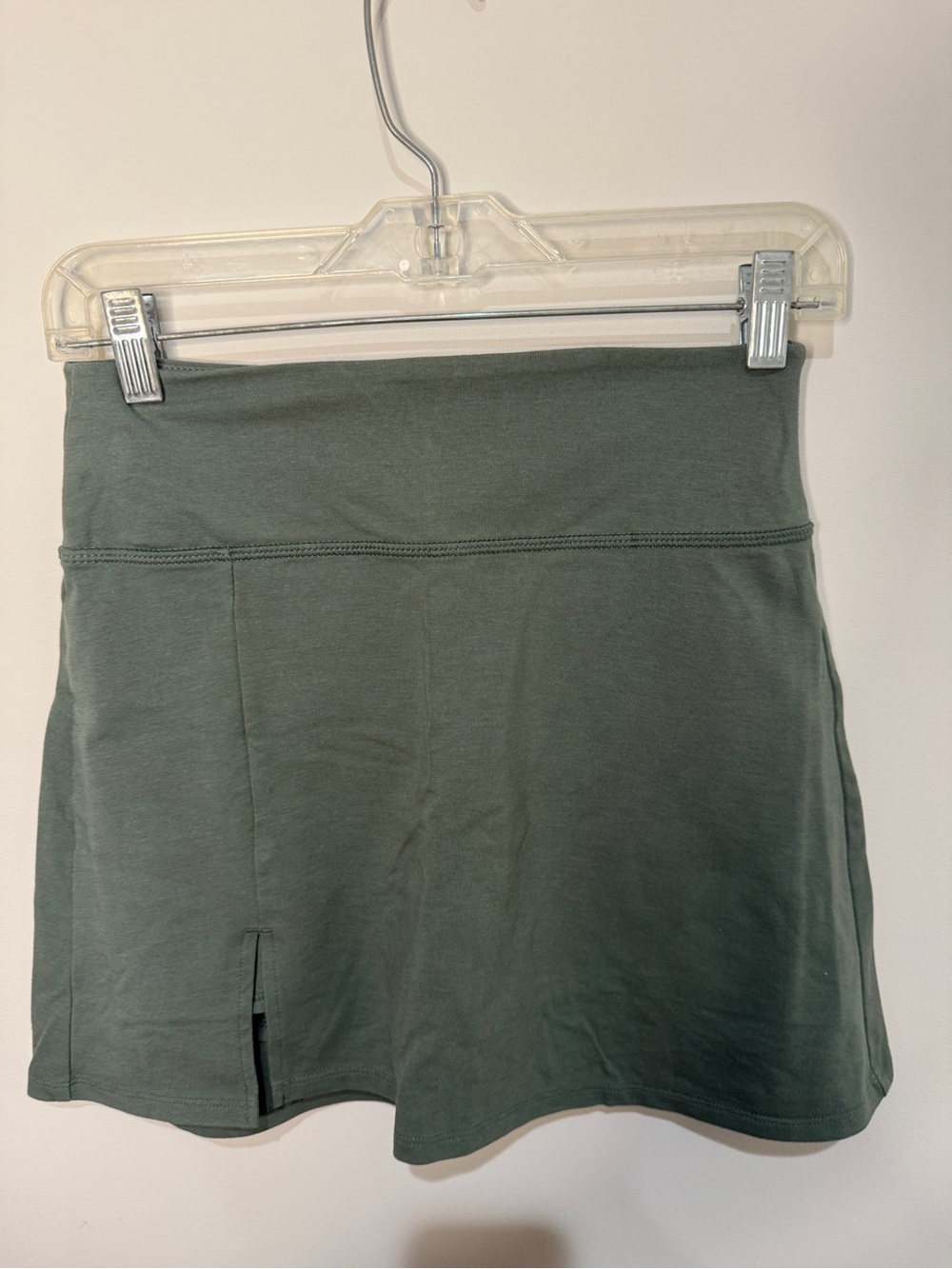 Old Navy Olive Green Active Skort with Front Slit